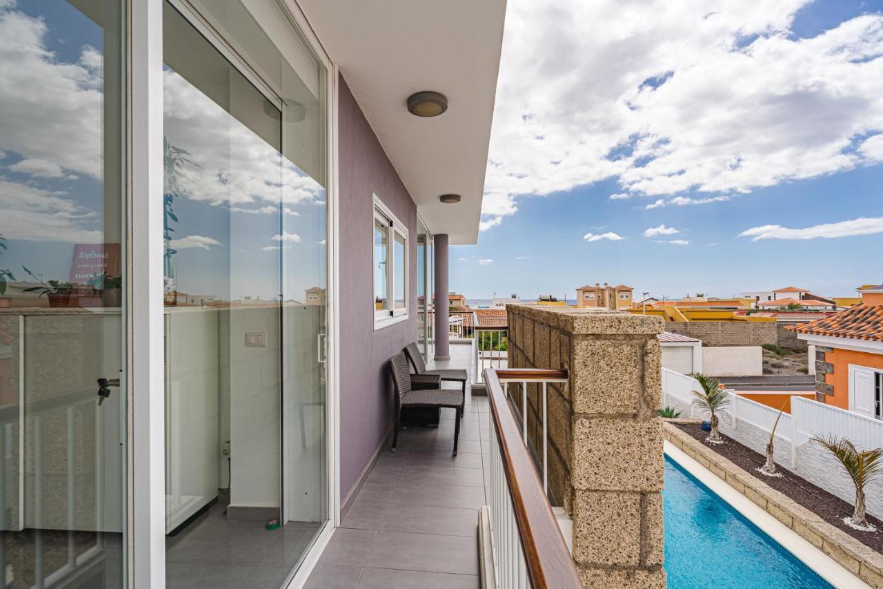 Modern 3Bdr Villa With Heated Pool El Médano Eksteriør billede