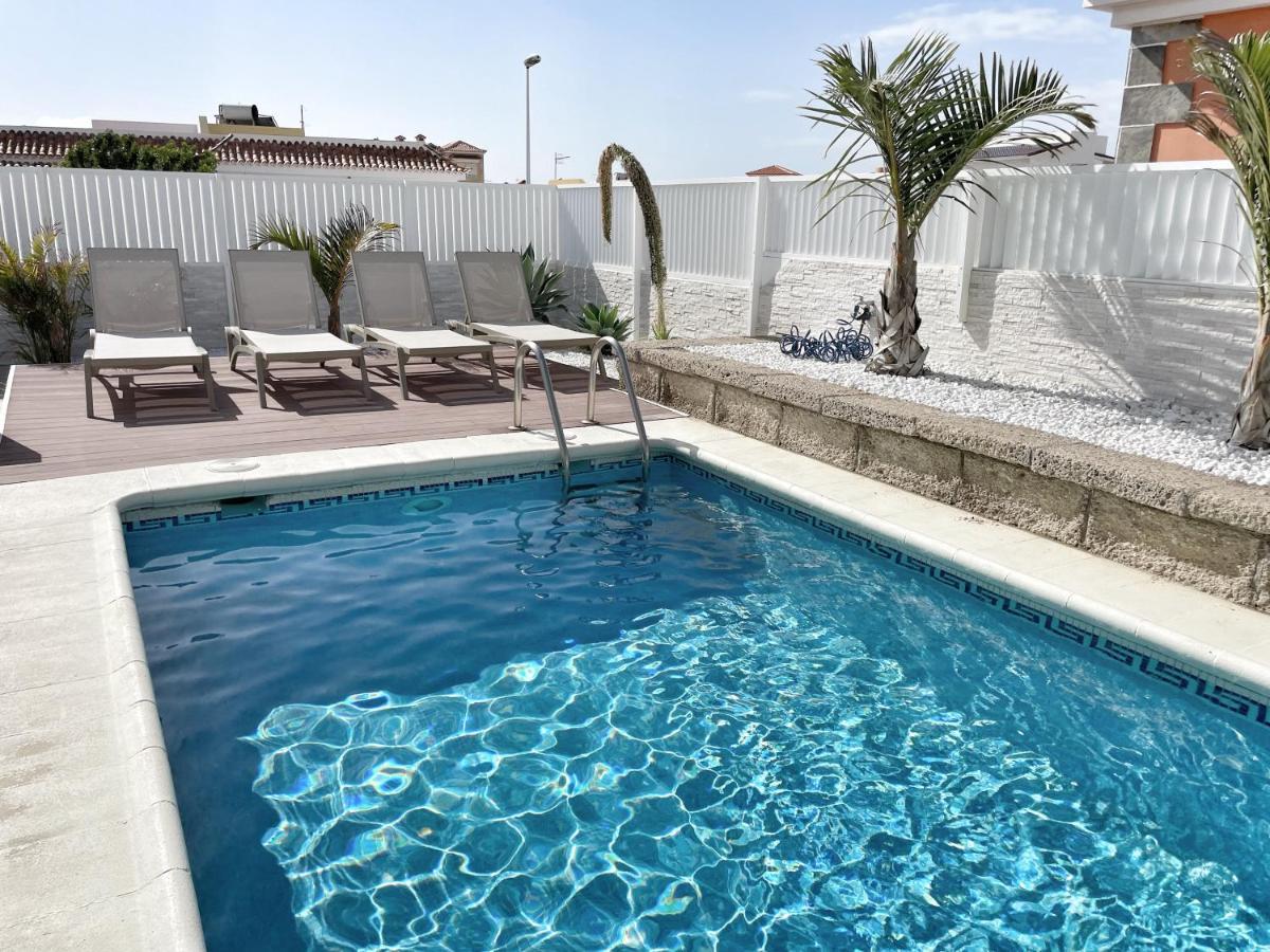 Modern 3Bdr Villa With Heated Pool El Médano Eksteriør billede