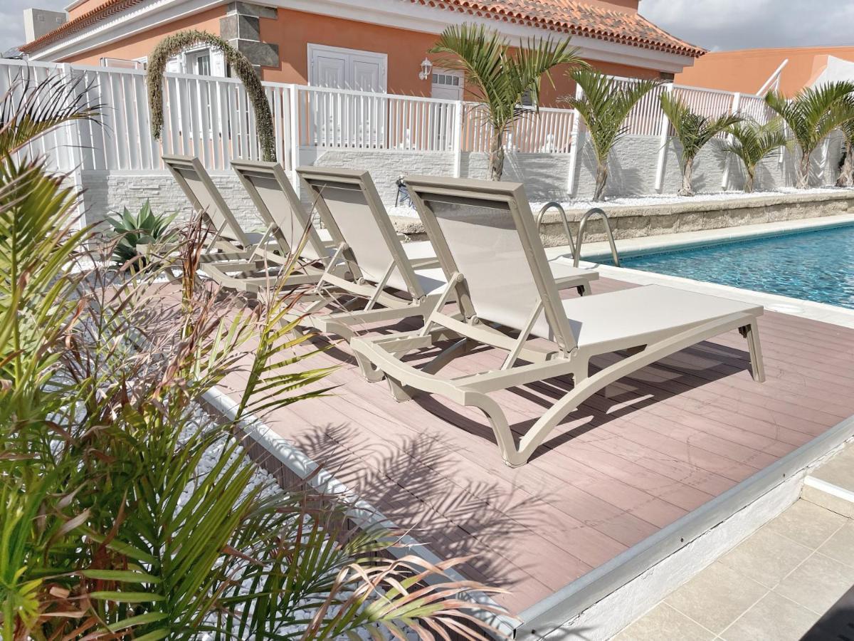 Modern 3Bdr Villa With Heated Pool El Médano Eksteriør billede